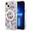 Original Case IPHONE 14 PLUS Guess Hardcase Flower MagSafe (GUHMP14MHCFWST) transparent 3666339115647