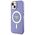 Original Case IPHONE 14 PLUS Guess Hardcase Glitter Gold MagSafe (GUHMP14MHCMCGU) purple 3666339125677
