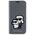 Original Case IPHONE 14 Karl Lagerfeld Bookcase Saffiano Karl & Choupette (KLBKP14SSANKCPG) silver 3666339122829