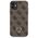 Original Case IPHONE 11 / XR Guess Hardcase Crossbody 4G Metal Logo (GUHCN61P4TDSCPW) brown 3666339146849