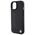 Original Case APPLE IPHONE 15 PLUS BMW Hardcase Leather Hot Stamp MagSafe (BMHMP15MSLLBK) black 3666339145354