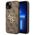 Original Case APPLE IPHONE 15 Guess Hardcase 4G Big Metal Logo (GUHCP15S4GMGBR) brown 3666339171506