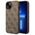 Original Case APPLE IPHONE 15 PLUS Guess Hard Case 4G Metal Gold Logo (GUHCP15MG4GFBR) brown 3666339171711