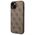 Original Case APPLE IPHONE 15 PLUS Guess Hard Case 4G Metal Gold Logo (GUHCP15MG4GFBR) brown 3666339171711