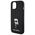 Original Case APPLE IPHONE 15 Karl Lagerfeld Hardcase Fixed Glitter Ikonik Logo Metal Pin (KLHCP15SGKNPSK) black 3666339165390