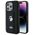 Original Case IPHONE 14 PRO Karl Lagerfeld Hardcase Gripstand Saffiano Choupette Pins (KLHCP14LGSACHPK) black 3666339207410