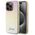Original Case APPLE IPHONE 15 PRO Guess Hardcase Saffiano Iridescent Script (GUHCP15LPSAIRSD) gold 3666339225087