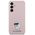 Original Case SAMSUNG GALAXY S23 FE Karl Lagerfeld Silicone Choupette Metal Pin (KLHCS23FESMHCNPP) pink 3666339218690