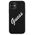 Original Case IPHONE 12 MINI Guess Hardcase Silicone Vintage (GUHCP12SLSVSBW) black 3700740495278