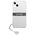 Original Case IPHONE 13 MINI Guess Hardcase 4G Grey Strap Charm (GUHCP13SKB4GGR) transparent 3666339023355