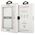 Original Case IPHONE 13 MINI Guess Hardcase 4G Grey Strap Charm (GUHCP13SKB4GGR) transparent 3666339023355