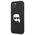 Original Case IPHONE 13 MINI Karl Lagerfeld Hardcase Leather Ikonik Karl`s Head Metal (KLHCP13SPKMK) black 3666339028497