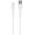 Maxlife MXUC-04 cable USB - microUSB 1,0 m 3A white 5900495875198