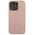 Original Case IPHONE 14 PRO MAX Guess Hardcase Saffianotriangle Logo (GUHCP14XPSATLP) pink 3666339065515