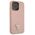 Original Case IPHONE 14 PRO MAX Guess Hardcase Saffianotriangle Logo (GUHCP14XPSATLP) pink 3666339065515