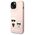 Original Case IPHONE 14 PLUS Karl Lagerfeld Hardcase Silicone Karl & Choupette Magsafe (KLHMP14MSSKCI) pink 3666339078126