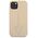 Original Case IPHONE 14 Guess Hardcase Saffianotriangle Logo (GUHCP14SPSATLE) beige 3666339065409