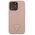 Original Case IPHONE 13 PRO Guess Hardcase Saffianotriangle Logo (GUHCP13LPSATLP) pink 3666339040413
