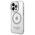 Original Case IPHONE 14 PRO MAX Guess Hard Case Metal Outline Magsafe (GUHMP14XHTRMS) silver 3666339069858
