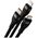 3in1 USB cable Baseus Flash Series, USB-C + micro USB + Lightning, 100W, 1.2m (black) 6932172608712