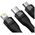 3in1 USB cable Baseus Flash Series, USB-C + micro USB + Lightning, 100W, 1.2m (black) 6932172608712