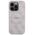 Original Case IPHONE 14 PRO Guess Hardcase 4G Collection Leather Metal Logo MagSafe (GUHMP14LG4GFRP) pink 3666339226725