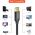 Cable Earldom ET-W26 HDMI - HDMI, 5m., 4K, Braided, Black - 18386 έως 12 άτοκες Δόσεις