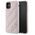 Original Case IPHONE 11 / XR Karl Lagerfeld Diagonal Quilted Script (KLHCP13MPQDSMGK) pink 3666339252403
