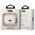 Case APPLE AIRPODS PRO Karl Lagerfeld Silicone Karl Head 3D (KLAPRUNIKH) white 3666339087845