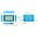 Kids tablet 8" No brand 3Q-3, Blue - 13102 έως 12 άτοκες Δόσεις