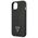 Original Case IPHONE 14 PLUS Guess Hardcase Saffianotriangle Logo (GUHCP14MPSATLK) black 3666339065379
