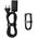Baseus wall charger GaN3 Pro PD 65W 2x USB-C 2x USB black + USB-C - USB-C cable 6932172600334
