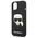 Original Case IPHONE 14 PLUS Karl Lagerfeld Harcase Silicone Karl's Head Magsafe (KLHMP14MSLKHBK) black 3666339078003
