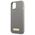 Original Case IPHONE 13 Guess Hard Case Silicone Logo Plate MagSafe (GUHMP13MSPLG) gray 3666339056902