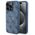 Original Case IPHONE 14 PRO Guess Hardcase 4G Collection Leather Metal Logo MagSafe (GUHMP14LG4GFRB) blue 3666339226589