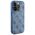 Original Case IPHONE 14 PRO Guess Hardcase 4G Collection Leather Metal Logo MagSafe (GUHMP14LG4GFRB) blue 3666339226589