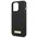 Original Case IPHONE 13 PRO MAX Guess Hard Case Silicone Logo Plate MagSafe (GUHMP13XSPLK) black 3666339056841
