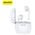 Bluetooth 5.0 TWS Headphones + AWEI Docking Station (T28) white 6954284000444