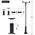 AWEI 4" - 10.5" Long Arm Desk Holder (X3) white 6954284052986