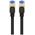 Braided network cable cat.7 Baseus Ethernet RJ45, 10Gbps, 8m (black) 6932172646622