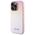 Original Case IPHONE 14 PRO Guess Hardcase Saffiano Iridescent Script (GUHCP14LPSAIRSP) pink 3666339224769