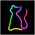 Neon LED RGB CAT FLRN03 + RC Forever Light 5900495398079