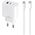 Maxlife MXTC-06-20AC PD QC charger 1x USB-C 1x USB 20W white + USB-C - Lightning cable 20W 5907457738423
