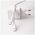 Maxlife MXTC-06-20AC PD QC charger 1x USB-C 1x USB 20W white + USB-C - USB-C cable 20W 5907457738409