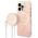 Original Case IPHONE 13 PRO MAX Guess Hardcase 4G Print MagSafe + Wireless Charger (GUBPP14SH4EACSB) pink 3666339103033