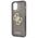 Original Case IPHONE 12 PRO MAX Guess Hard Case Glitter 4G Big Logo (GUHCP12LPCUGL4GBK) black 3666339004859