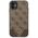 Original Case IPHONE 11 6.1 "Guess Hardcase 4G Triangle Collection GUHCN61PU4GHBR brown 3666339016302