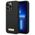 Original Case IPHONE 14 PRO Guess Hard Case Silicone Logo Plate MagSafe black 3666339070243