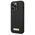 Original Case IPHONE 14 PRO Guess Hard Case Silicone Logo Plate MagSafe black 3666339070243