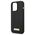 Original Case IPHONE 14 PRO Guess Hard Case Silicone Logo Plate MagSafe black 3666339070243